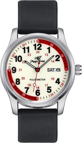 Vista 2 de SIBOSUN Reloj de enfermera para enfermera, médico, reloj médico para estudiantes de medicina y médicos, reloj unisex de fácil lectura para mujeres