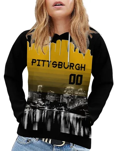 Vista 4 de Custom Football Hoodies Personalized City Sweatshirts Gift for Men Women Youth Add Your Name and Number