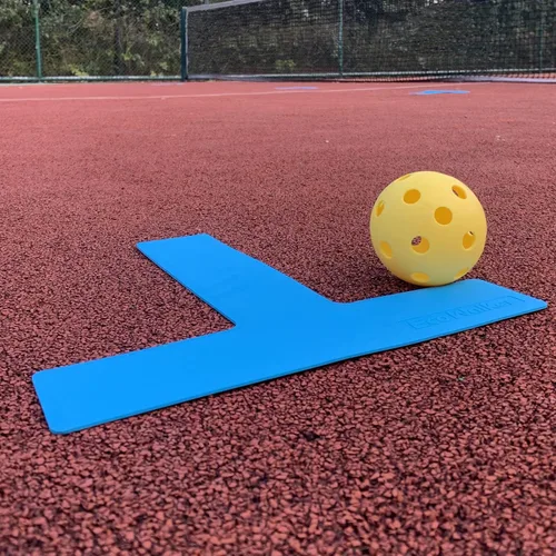Vista 5 de Court Lines - Kit de marcadores abatibles para crear tu propia cancha de tenis de pickleball