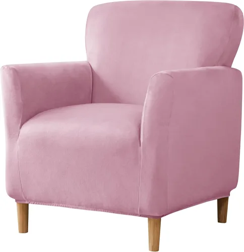 Vista 51 de LiveGo - Funda elástica para sillón de mediados de siglo moderno de 1 pieza, fundas de acento de jacquard para silla con brazos, fundas impermeables