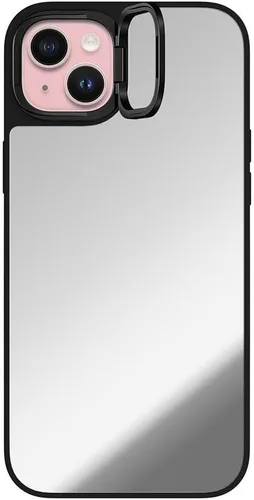 Vista 34 de CASETiFY Funda de espejo para iPhone Air [Reflejante/Compatible con Magsafe / Protección contra caídas de 4.9 pies de grado militar 1X] - Negro