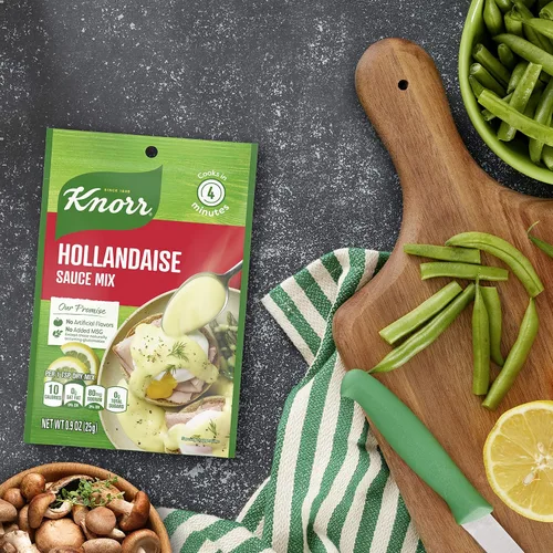 Vista 11 de Mezcla de salsas Knorr para comidas simples y guarniciones Hollandaise, sin sabores artificiales, sin GMS añadido 0.9 oz, paquete de 24