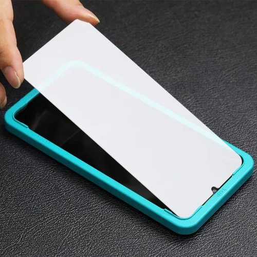 Vista 4 de Ibywind Protector de pantalla para SamSung Galaxy A32 5G (6.5 pulgadas), con 2 piezas de vidrio templado, 1 protector de lente de cámara, 1 película
