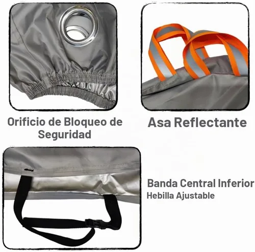 Vista 6 de Fundas de bicicleta resistentes para almacenamiento al aire libre