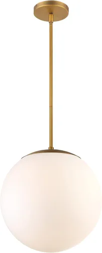 Vista 4 de WAC Lighting dweLED, Niveous 7in LED colgante 2700K en latón envejecido