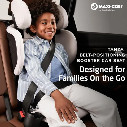Vista 2 de Maxi-Cosi Tanza Asiento de coche booster con posicionamiento de cinturón, Sea Salt