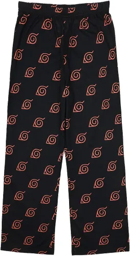 Vista 3 de Bioworld Naruto Shippuden Hidden Leaf - Conjunto de pijama y camisa para niños