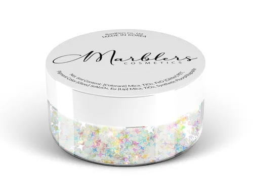 Vista 70 de MARBLERS Polvo de mica natural grueso [perla azul acero] 0.11 onzas (0.11 oz) altamente pigmentado no tóxico, vegano, libre de crueldad animal