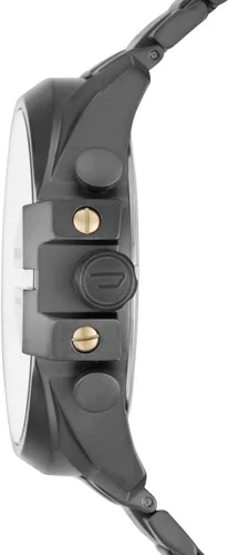 Vista 3 de Diesel, Mega Chief - Reloj de cuarzo con cronógrafo de acero inoxidable para hombre