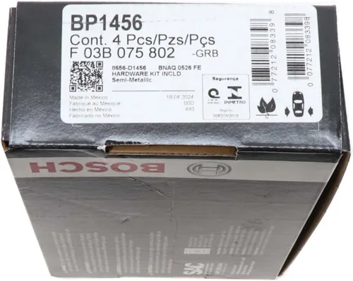 Vista 6 de Set de almohadilla de freno Bosch BP1456 QuietCast Premium
