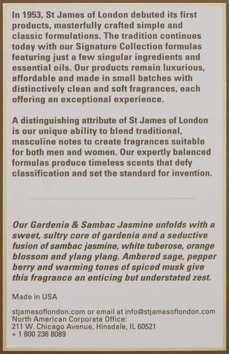 Vista 3 de St James of London Gardenia & Sambac Jasmine Parfum, 1.69 onzas líquidas