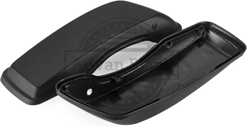 Vista 2 de Parabrisas personalizado Moto OnFire, diseño con aerógrafo, Saddlebags