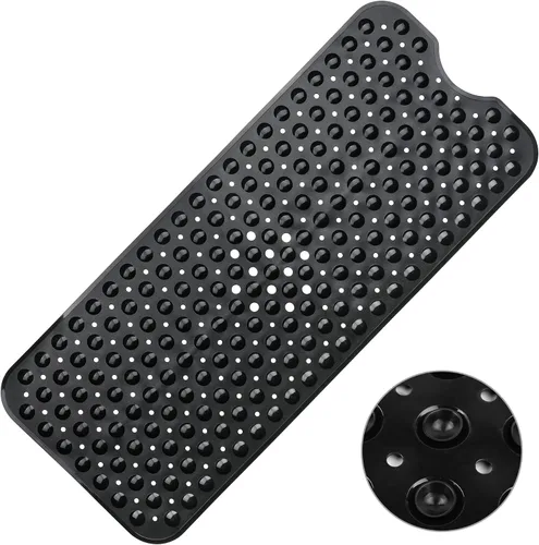 Vista 16 de Vannokor Tapetes para Bañera para Baño 27x14 Pulgadas, Tapete de Baño para Bañera se Siente Genial en Pies Cansados, Amigable Lavable a Máquina
