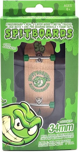 Vista 8 de SPITBOARDS 34mm x 96mm Juego Completo de Diapasón Profesional para Dedos Tablero de Madera Real Barras con Tuercas de Bloqueo y Bujes Ruedas