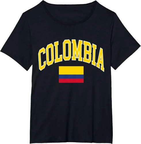Vista 6 de Camiseta Colombia, Negro