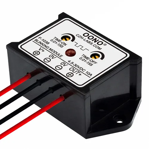 Vista 4 de DC 4.5-30V 10Amp Módulo intermitente parpadeante, normalmente abierto