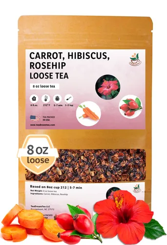 Vista 17 de TeaDreamTea Muestra de té de hierbas sueltas 8 paquetes de té de hierbas Té de hierba de limón Hoja suelta Té de caléndula flores secas Té