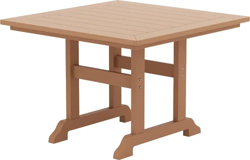 Vista 31 de Muebles Mesa de Comedor Rectangular Adirondack de 37 Pulgadas de Ancho x 71 Pulgadas de Largo, Resistente a los Rayos UV y a la Decoloración para su