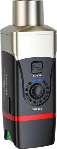 Vista 10 de Xvive U35 Sistema de Micrófono Inalámbrico 5.8GHz Transmisor XLR Inalámbrico y Receptor para Micrófono Dinámico, Mezclador de Audio, Sistema PA
