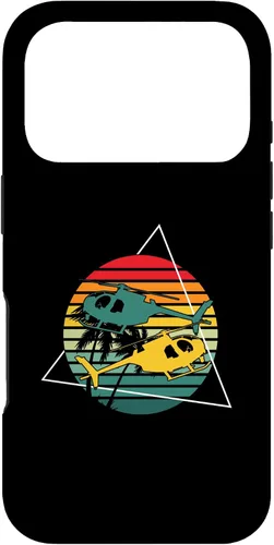 Vista 30 de Retro Helicopters Pilot Aviation Helicopter Case for iPhone 16