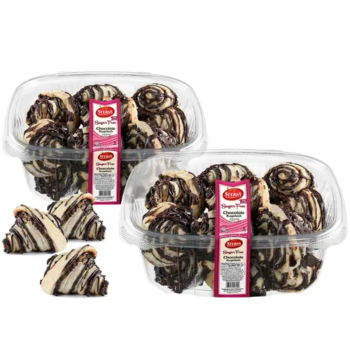 Vista 7 de Pasteles Sin Azúcar Cruasán de Chocolate Pan Babka de Chocolate Pastelería de Desayuno Sin Lácteos y Nueces Sin Conservantes Únicos