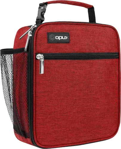 Vista 18 de opux - Lonchera aislada para niños y adultos, bolsa de almuerzo a prueba de fugas para niños, niñas, hombres y mujeres, lonchera reutilizable y Negro