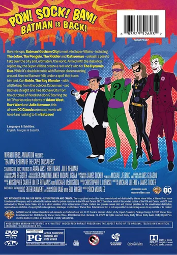 Vista 2 de Batman Return of the Caped Crusaders (DVD)