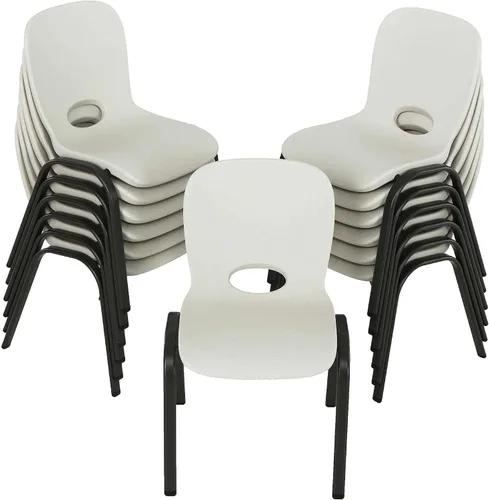 Vista 9 de LIFETIME 80383 Silla apilable para niños, almendra