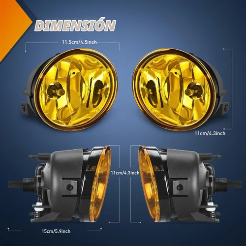 Vista 7 de Nilight - Conjunto de luz antiniebla compatible con Nissan Armada 2005 2006 2007