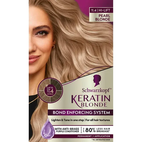 Vista 20 de Schwarzkopf Keratin - Tinte para el cabello rubio, 7.0 rubio ceniza oscuro, coloración permanente de calidad profesional, sistema de refuerzo