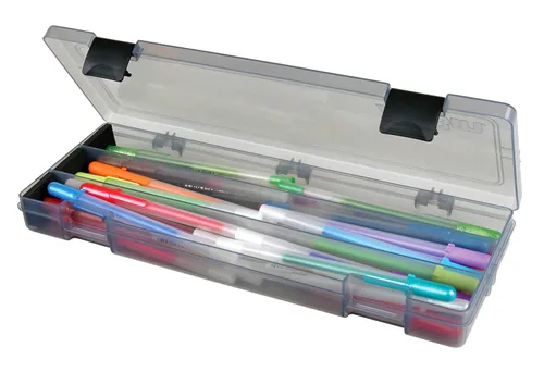 Vista 2 de ArtBin caja traslúcida para lápices o herramientas.