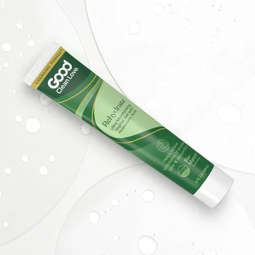 Vista 10 de Good Clean Love Rehydrate Gel vaginal ultra hidratante con ácido hialurónico, hidratante vaginal equilibrado con pH, cuidado femenino a base