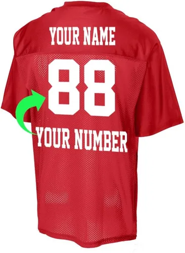 Vista 2 de Personaliza tu propia camiseta de fútbol con tu nombre y número