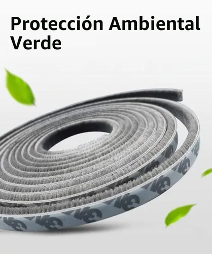 Vista 7 de Burlete para puerta, cepillo autoadhesivo para ventana, para ventanas de casa, resistente a la intemperie, a prueba de sonido, a prueba de polvo, 16