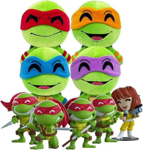Vista 6 de Youtooz Chibi Raphael Peluche de 9 pulgadas, suave peluche TMNT Raphael de Teenage Mutant Ninja Turtles por Youtooz Teenage Mutant Ninja Turtles