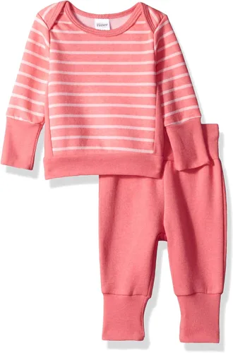 Vista 7 de Hanes Ultimate Baby Flexy - Conjunto de pantalón jogger con sudadera ajustable