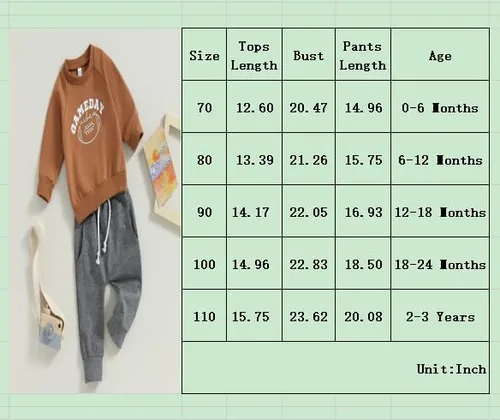Vista 7 de Hnyenmcko Conjunto de camiseta de manga larga con cuello redondo a rayas y pantalones sólidos con cordón ajustable