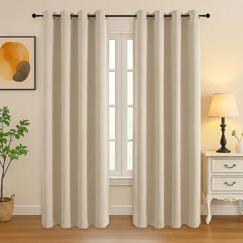 Vista 209 de Simplebrand Juego de 2 paneles de cenefa aguamarina para ventana de cocina de 14 pulgadas de largo, cortinas de oscurecimiento de habitación