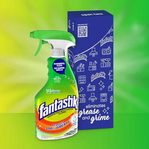 Vista 3 de Fantastik - Spray limpiador multiusos, desengrasante de cocina, aroma