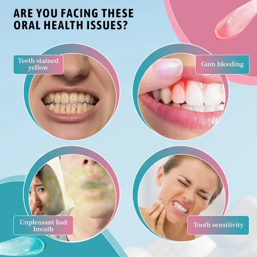 Vista 3 de Pasta dental blanqueadora de niacinamida para adultos con dientes sensibles, protección de esmalte, aliento fresco las 24 horas, blanquea suavemente
