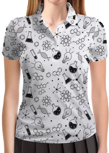 Vista 3 de Polomore Womens Golf Shirt Teacher Outfits for Women Teacher Shirts Teacher Gifts Teacher Polo Science Teaching Lovers Gifts