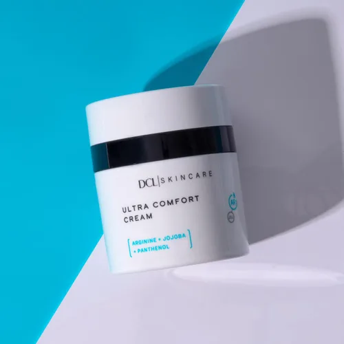 Vista 4 de DCL Skincare Ultra-Comfort Cream para pieles sensibles, incluyendo rosácea, psoriasis y eccema con ácido hialurónico (hialuronato de sodio)