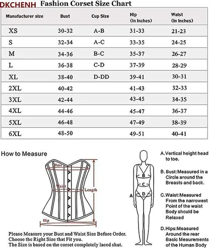 Vista 2 de DKCHENH Corsés sexy con cordones para mujer, corsés y bustiers top overbust shaper