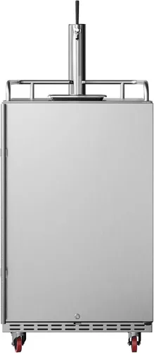 Vista 7 de EdgeStar Kegerator para exteriores de un solo grifo de 24 pulgadas de ancho