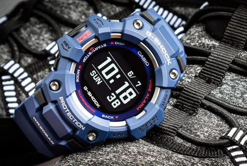 Vista 5 de Casio G-Shock Reloj de cuarzo para hombre con correa de plástico azul 26 modelo GBD-100-2ER Azul GBD-100-2ER-AMZUK