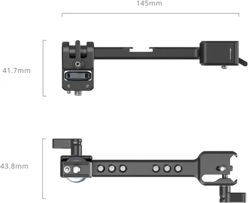 Vista 9 de SmallRig Montura Ajustable para Monitor de Cámara con Liberación Rápida, Abrazadera NATO, Montaje de Zapata Fría, Diseño Anti-Torsión para DJI RS 4