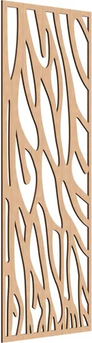 Vista 52 de 9 3/8"W x 24 3/8"H x 1/4"T Bristol Decorativos Paneles de Pared de Madera Calado, Cereza