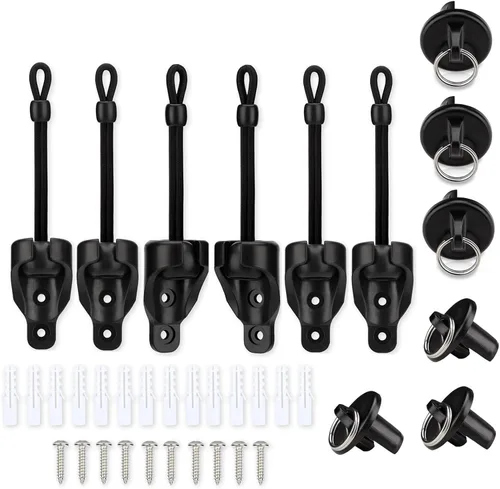 Vista 9 de Coolaroo - Piezas de repuesto elásticas y tapa de extremo, color negro, resistente a la intemperie, para persianas enrollables Coolaroo