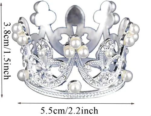 Vista 2 de Diadema para sesiones de fotos para recién nacidos, de cristal, princesa, fiesta, accesorios de fotografía
