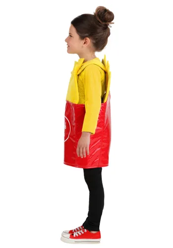 Vista 3 de Disfraz de Papas Fritas para Niños Pequeños Multicolor